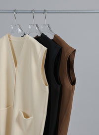 【Et】Oversized Lib Long vest