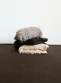 【Et】Asymmetrical Loop Panel Knit