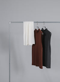 【Et】Mock Neck Sleeveless Knit Tops