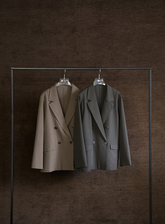 【Et】Double Button Tailored Jacket