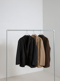 ロールアップストライプスリーブテーラードジャケット