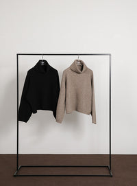 【Et】Long Turtleneck Knit