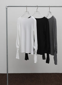 【Et】Slit Sleeve Tops