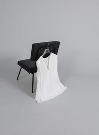 【Et】Keyneck Shoulder Tuck Tops