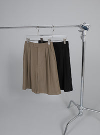 【Et】Two-Tuck Half Pants