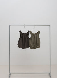 サッカーチェックバルーンタンクトップ【by SON】