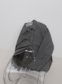 ビックカフスグラフチェックシャツ