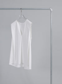【Et】Keyneck Shoulder Tuck Tops