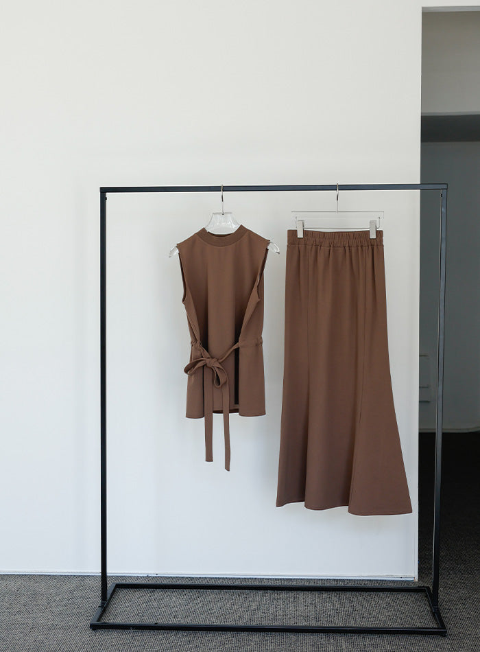 Et】Cut Georgette Skirt Set-up – SELECT MOCA