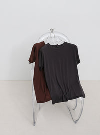 ソフトタッチシンプルデイリーTシャツ