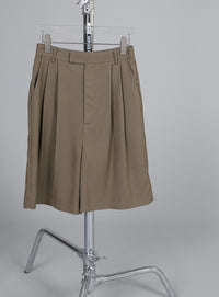 【Et】Two-Tuck Half Pants