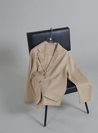 【Et】Side Slit Tailored Jacket