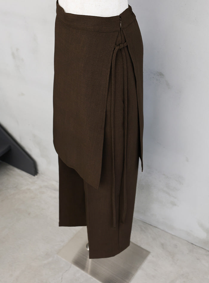 ラップスカートレイヤードスラックス – SELECT MOCA