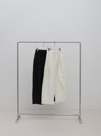 コットンブレンドカーブワイドパンツ【by SON】