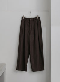 ウールライク２タックパンツ【セットアップ対応】【by SON】