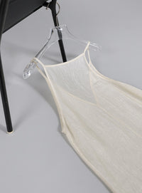 【Et】Crepe Camisole Onepiece