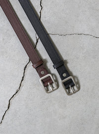 フェイクレザーバックルベルト