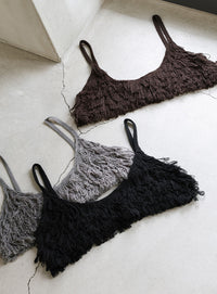 フリンジニットビスチェ【by SON】