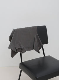 プチハイネックライトベロアTシャツ