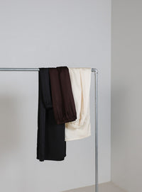 ストレートイージーサテンパンツ【セットアップ対応】