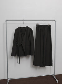 【Et】Twill Easy Straight Pants