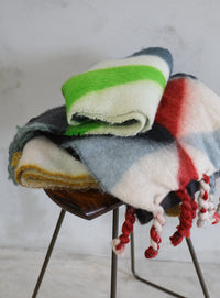 ツイストフリンジミックスカラーマフラー【official限定】