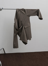 【Et】Long Double-Botton Jacket