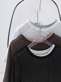 シアーテレコレイヤードＴシャツ