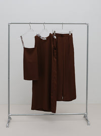 マットサテンスクエアキャミソール【セットアップ対応】【by SON】