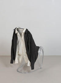 ダブルラインストライプシャツ