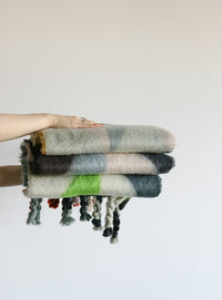 ツイストフリンジミックスカラーマフラー【official限定】