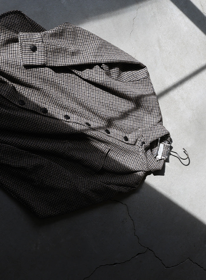 フェイクウールシャツジャケット