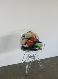 ツイストフリンジミックスカラーマフラー【official限定】