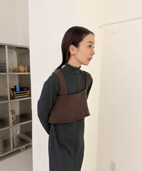 【サイズ展開あり】フィンガースリーブプチハイリブワンピース【by SON】