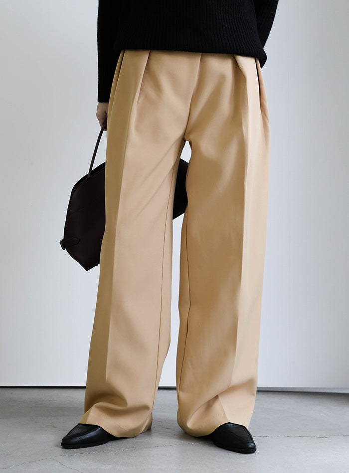 とっちんページ ダブルタックルーズデザインパンツ【by SON】 – SELECT MOCA