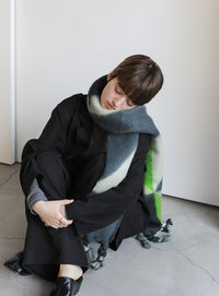 ツイストフリンジミックスカラーマフラー【official限定】