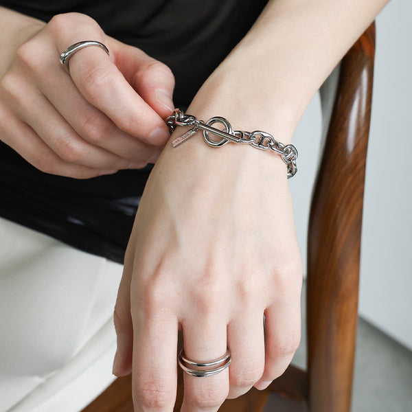 ノーブランド品　アンカーチェーンブレスレット アンカーブレスレット Anchor Chain Bracelet ｜アクセサリーブランド
