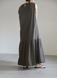 ボックスシルエットバルーンワンピース