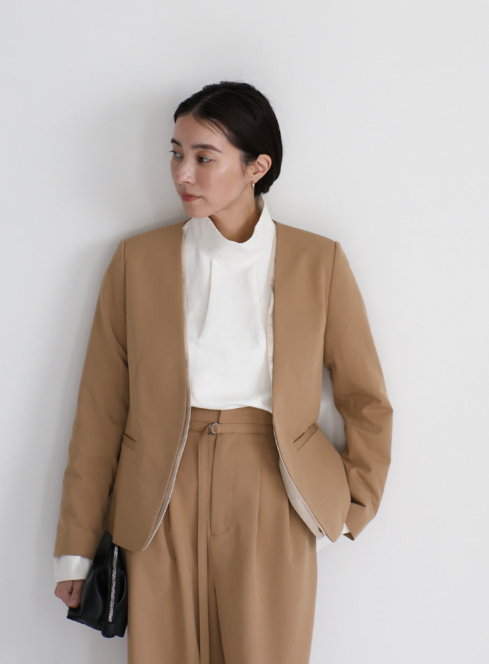 レイヤードノーカラージャケット【SALE】 – SELECT MOCA レイヤードノーカラージャケット【SALE】 – SELECT MOCA