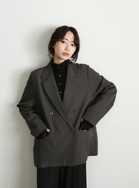 【Et】Double Button Tailored Jacket