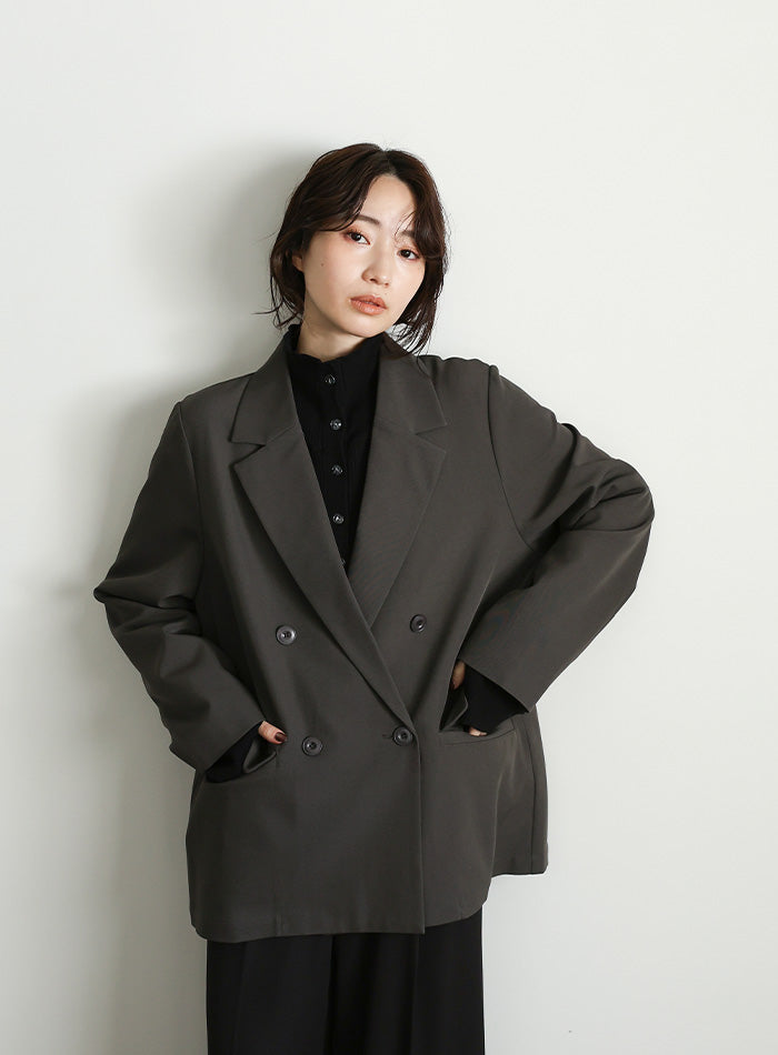 【Et】Double Button Tailored Jacket