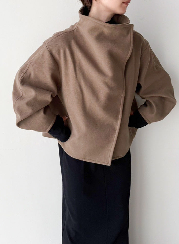 ハイネックカーブスリーブアウター【by SON】 – SELECT MOCA