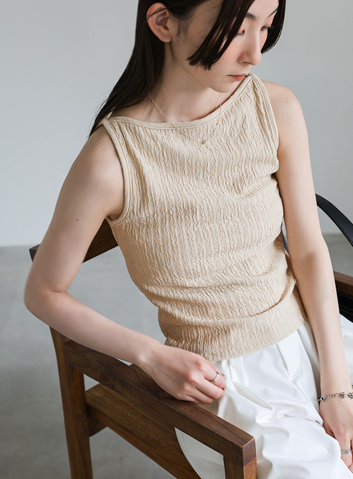 ワッシャーノースリーブトップス – SELECT MOCA