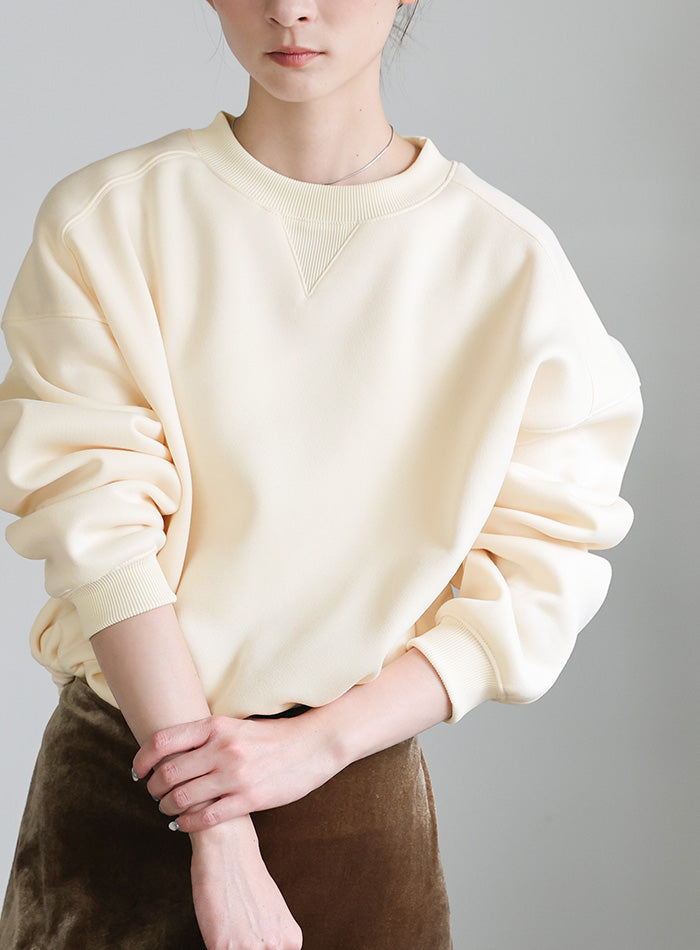 フロントドロストソフトタッチスウェット