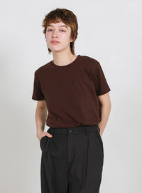 ソフトタッチシンプルデイリーTシャツ