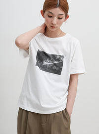 オリジナルフォトプリントTシャツ