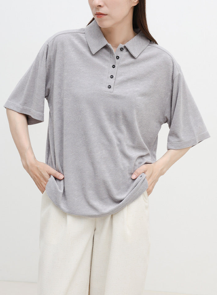 ベーシックパイルポロTシャツ – SELECT MOCA