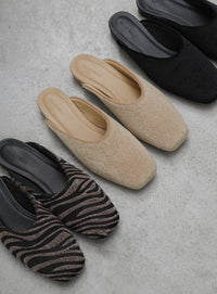 【Et】Faux Fur Mule Slip-On