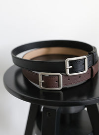 フェイクレザーバックルベルト