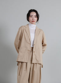【Et】Side Slit Tailored Jacket